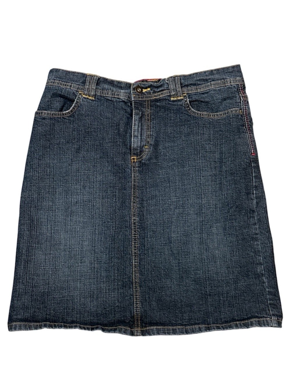 Vtg TOMMY HILFIGER Denim Skirt